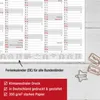 Tafelkalender 2027 Rot DIN A4 3er Set Halbjahreskalender Produktbild-Vorschau 6