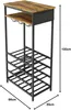 A wine rack with dimensions indicated. Podgląd zdjęcia produktu