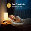 Nachttischlampe, Tischlampe mit USB A+C-Ladeanschlüssen, Produktbild-Vorschau 4