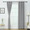 Grandekor Gardinen mit Ösen Vorhänge, 2-Set 137x117cm (H x Produktbild-Vorschau 2