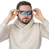 Sonnenbrille Herren Polarisiert UV400, Blaue Gläser Holz Produktbild-Vorschau 12