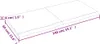 vidaXL Tischplatte Dunkelbraun 140x60x(2-4)cm Massivholz Produktbild-Vorschau 7
