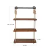 Skye Decor, Almıla- GAR005EVL, Nussbaumfarbe,Schwarz, Produktbild-Vorschau 3