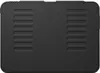 A black tablet case with a textured surface and a logo in the center. Produktbild-Vorschau