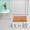 Relaxdays Fußmatte Kokos, Türvorleger Herz, 60 x 40, Produktbild-Vorschau 2