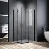 SONNI czarna kabina prysznicowa 80x90x195cm drzwi na Podgląd zdjęcia produktu 2