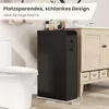 COSTWAY Szafka niszowa na kółkach, szafka łazienkowa z Podgląd zdjęcia produktu 7