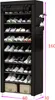 Schuhregal mit 9 Ebenen,Schuhschrank Stoffschrank für ca. Produktbild-Vorschau 1