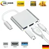 Type C USB 3.1 Auf USB-C HDMI 4K USB 3.0 HUB Kabel Digital Podgląd zdjęcia produktu 2