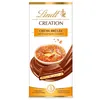 A product package for Lindt Creation Creme Brulee chocolate with caramel. Produktbild-Vorschau