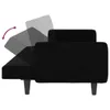 Design Schlafsofa mit Kissen Schwarz Stoff, Schlafsofas Produktbild-Vorschau 9