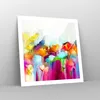Poster - Poster ohne Rahmen - Blumen Wiese Sommer - 60x60 Produktbild-Vorschau 7