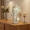 Relaxdays Angelo funerario XXL, pietra sintetica, Anteprima dell’immagine prodotto 6