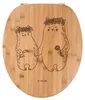 Mr. & Mrs. Panda WC Brille Bären mit Blumenkranz - Produktbild-Vorschau 1