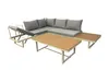 greemotion Gartenlounge-Set Lima Aluminium beige grau mit Produktbild-Vorschau 3