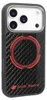 A black carbon fiber phone case with red accents and Audi Sport branding. Anteprima dell’immagine prodotto