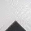 Tapis moelleux avec de beaux motifs de lignes en blanc Voir les images du produit 5