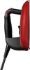 Side view of a red and black steam iron. Produktbild-Vorschau