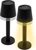 1.03 Solar Tischleuchte in schwarz - 2er Set / je ca. 22 x Produktbild-Vorschau 1