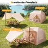 Tenda gonfiabile COSTWAY per 4-6 persone, tenda da Anteprima dell’immagine prodotto 4