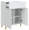 Credenza vidaXL bianca 66 x 34,5 x 90 cm in materiale Anteprima dell’immagine prodotto 4