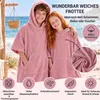 CalmyBEACH Frottee Badeponcho Kinder Bademantel  - Altrose Produktbild-Vorschau 2
