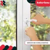 KOTARBAU® Fenstergriff Balkontürgriff Druckknöpfe PVC 35 mm Produktbild-Vorschau 4