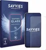 A product box and a screen protector for a smartphone. Produktbild-Vorschau