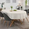 Tischdecke 140x180cm Oval Beige abwaschbar Barcelona Stoff Produktbild-Vorschau 7
