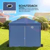 Outsunny Pavillon 3 x3 m Wasserdicht höhenverstellbar Produktbild-Vorschau 4
