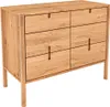 Kommode 97 cm breit, Eiche massiv geölt, PORI-165 Produktbild-Vorschau 1