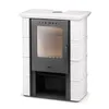 Kachelofen ELDUR Elfenbein 6kW – freistehend, Keramik, ECO Produktbild-Vorschau 2