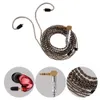 A product image showing a headphone cable and close-up views of the earphone and connector. Podgląd zdjęcia produktu