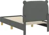 vidaXL Kinderbettgestell mit Kopfteil Dunkelgrau 70 x 140 Produktbild-Vorschau 7