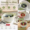 Beerenwaschschale aus Keramik, Obstschale mit Produktbild-Vorschau 5