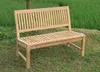 Stabile Gartenbank Kingsbury in Premium Teak ohne Armlehne Produktbild-Vorschau 1