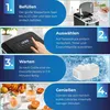 KLAMER Eiswürfelmaschine, 10 Eiswürfel in 7-9 Minuten, 15 Produktbild-Vorschau 9