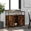 vidaXL Příborník kouřový dub 100x35x80 cm odvozený výrobek Náhled obrázku produktu 1