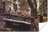 MuchoWow® Poster Auto - Herbstblätter - Landleben 180x120 Produktbild-Vorschau 1
