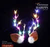 LED-Haarspangen mit Weihnachtszweigen, Rentiergeweih, Produktbild-Vorschau 4