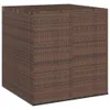vidaXL Garten-Kissenbox PE Rattan 100x97,5x104 cm Braun Produktbild-Vorschau 8