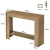 105 cm breed, landelijke console tafel, smalle gang- en Productafbeelding-voorbeeld 2