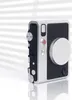 A product shot of a camera accessory on a reflective white surface with a striped background. Produktbild-Vorschau