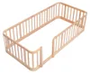 Parc pour bébé 90 x 200 cm en bois naturel, barrière de Voir les images du produit 13