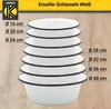 Karl Krüger 101321 Schüssel emailliert, weiß, Ø 32 cm Produktbild-Vorschau 7
