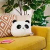 Kissen Super Soft Panda schwarz/weiß 26 cm Produktbild-Vorschau 6