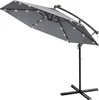 KINGSLEEVE® Ampelschirm LED Beleuchtung UV Schutz 80+ Solar Produktbild-Vorschau 1