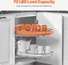 A corner cabinet organizer with pots and mugs on display, highlighting its load capacity. Náhľad obrázku produktu
