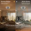 LED Deckenventilator Beleuchtung Deckenlampe Schlafzimmer Produktbild-Vorschau 5