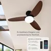 Stropný ventilátor s osvetlením, tichý, Ø 100 cm, DC motor, Náhľad obrázku produktu 3